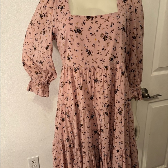 Madewell Lizzie Babydoll Dress in Fresh Sprigs 0 - Picture 10 of 11